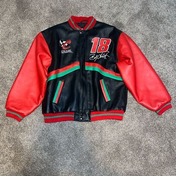 Chase Authentics Men's Black and Red Jacket - Picture 1 of 12